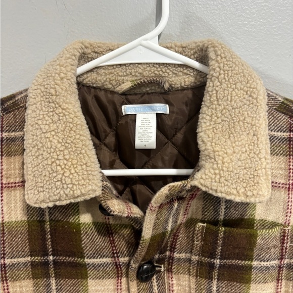 Janie and Jack Quilted Wool Plaid Jacket Little Boy Size 6 - Picture 2 of 6